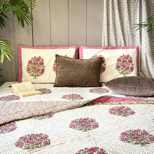 Petunia Posies Bedding Set