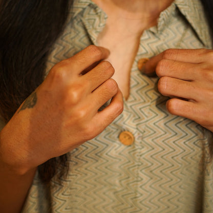 Long shirt - zig zag shirt