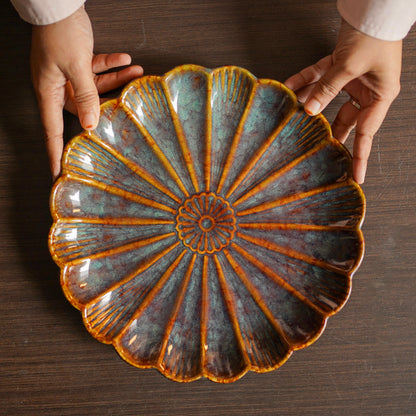 Coastal flower platter  - Coastal collection